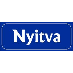 Nyitva 25x10 cm