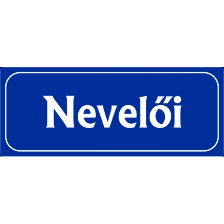 Nevelői 25x10 cm