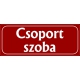 Csoport szoba 25x10 cm