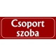 Csoport szoba 25x10 cm