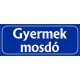 Gyermek mosdó 25x10 cm