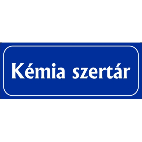 Kémiai szertár 25x10 cm