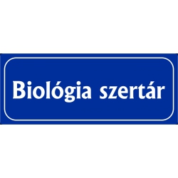 Biológia szertár 25x10 cm