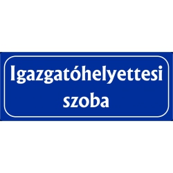 Igazgatóhelyettesi szoba 25x10 cm