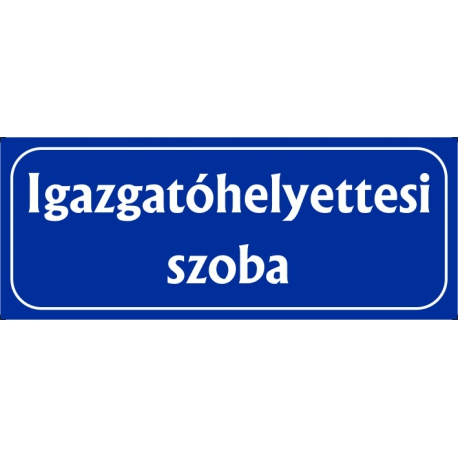 Igazgatóhelyettesi szoba 25x10 cm