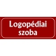 Logopédia szoba 25x10 cm