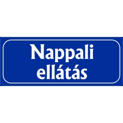 Nappali ellátás 25x10 cm