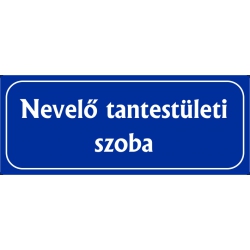 Nevelő tantestületi szoba 25x10 cm