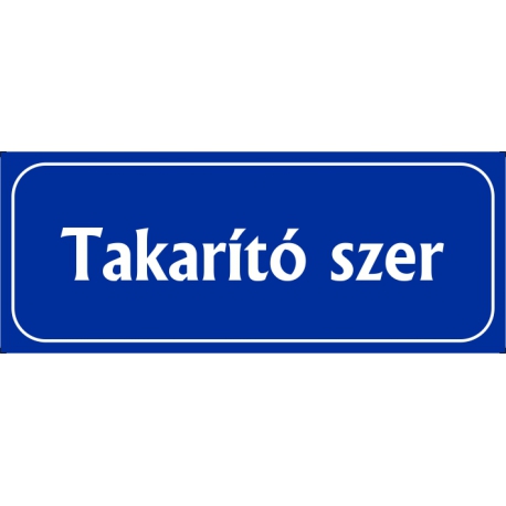 Takarító szer 25x10 cm