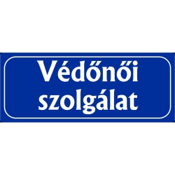 Védőnői szolgálat 25x10 cm