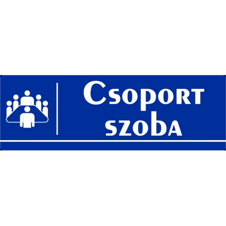 Csoport szoba 30x10 cm