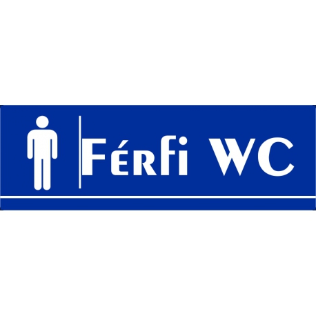 Férfi WC 30x10 cm