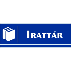 Irattár 30x10 cm