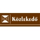 Közlekedő 30x10 cm