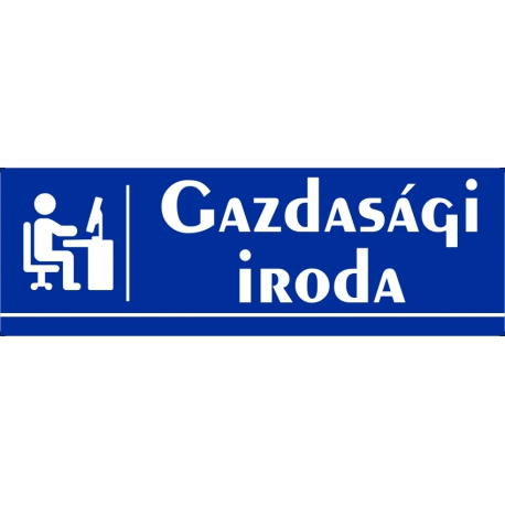 Gazdasági iroda 30x10 cm