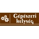 Gépészeti helység 30x10 cm