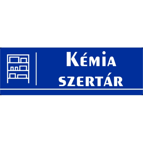 Kémiai szertár 30x10 cm