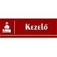 Kezelő 30x10 cm