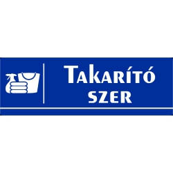 Takarító szer 30x10 cm