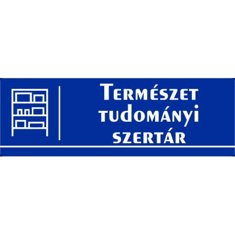 Természet tudományi szertár 30x10 cm