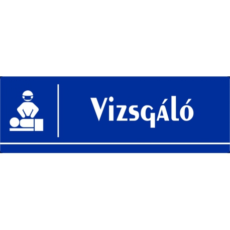 Vizsgáló 30x10 cm