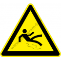 Csúszás veszély figyelmeztető piktogram matrica