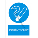 Dohányzóhely rendelkező piktogram tábla
