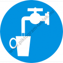 Ivóvíz munkavédelmi piktogram matrica