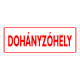 Dohányzóhely piktogram tábla