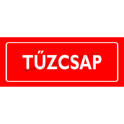 Tűzcsap piktogram tábla