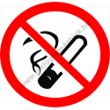 Tilos a dohányzás tűzvédelmi piktogram matrica