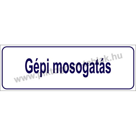 Gépi mosogatás HACCP tábla