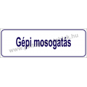 Gépi mosogatás HACCP tábla