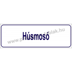 Húsmosó HACCP tábla