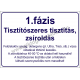 1. fázis HACCP tábla